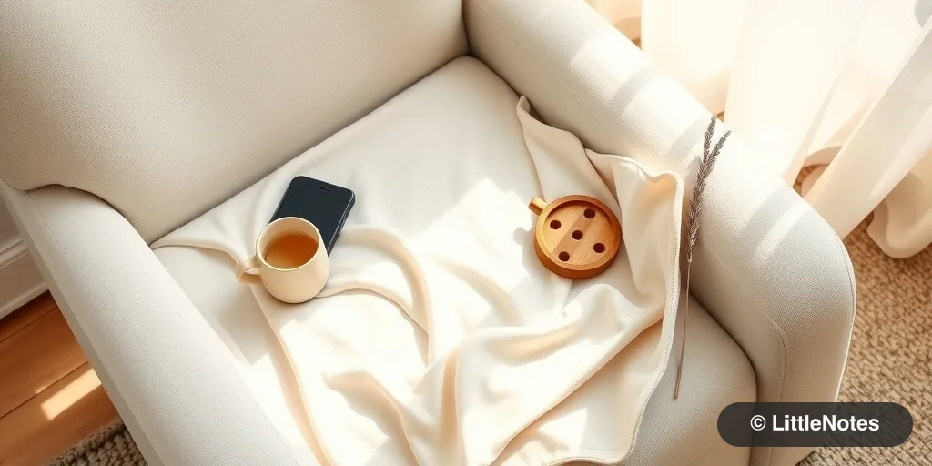 Using a phone while breastfeeding or soothing