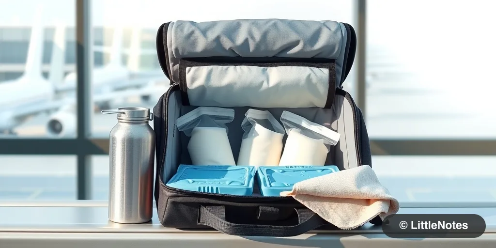Illustration for Traveling with Expressed Milk: A Stress-Free Guide