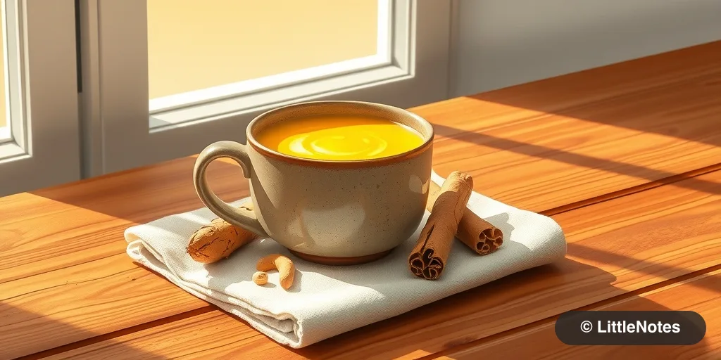 Use turmeric milk for cough relief