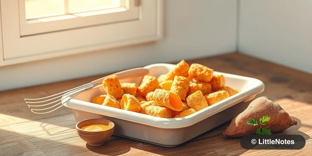 Create healthy veggie tots