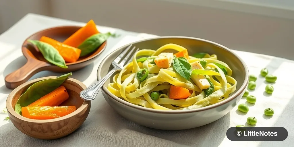 Illustration for Introducing Pasta to Your Baby: Safe, Nutrient-Dense Ideas