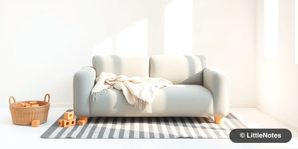 Invest in a portable kids sofa