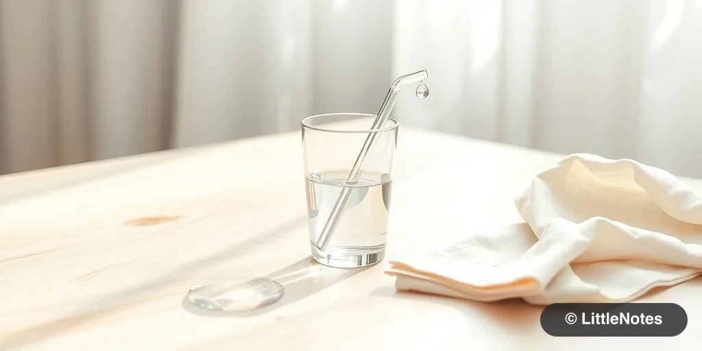 Use pipette method for straw cup