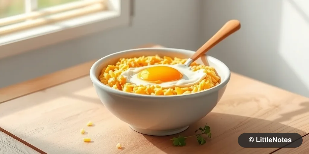 Hide egg yolks in savory meals