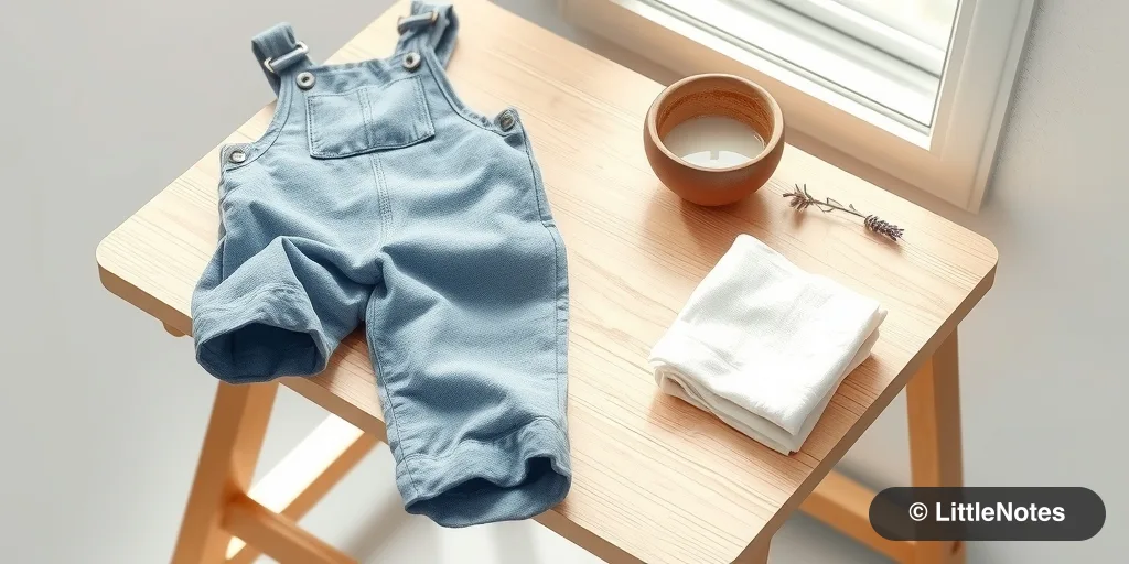 Illustration for Managing Stains: Keeping Your Toddler’s Wardrobe Fresh Without the Stress