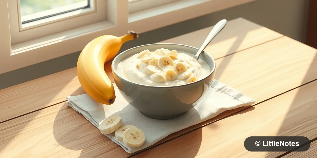 Mix curd with fruit for sweetness