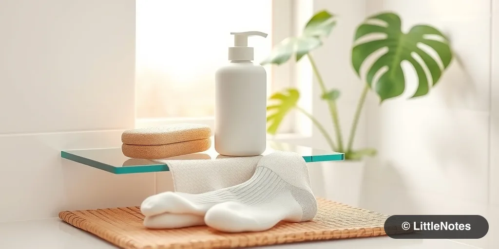 Managing postpartum dry and cracked feet