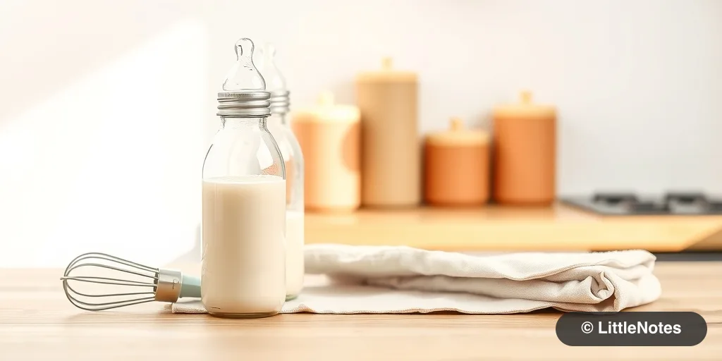 Illustration for Switching Formula Brands for Your Toddler: Direct Swap vs. Gradual Transition