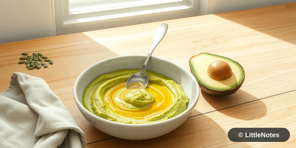 Illustration for Healthy Fats for Your Baby’s Kitchen: A Guide for First-Time Parents