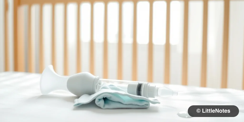 Illustration for Tips for Baby's Nasal Congestion