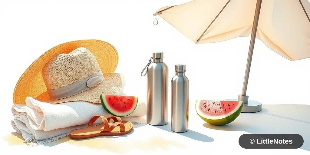 Illustration for Summer Survival: Managing the Heat for Your Toddler