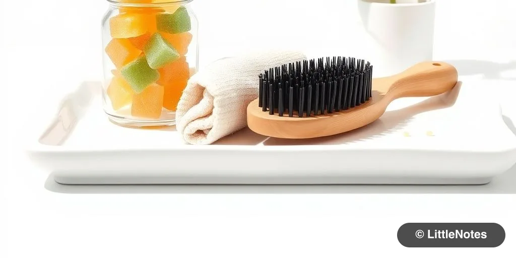 Illustration for Understanding Postpartum Hair Loss