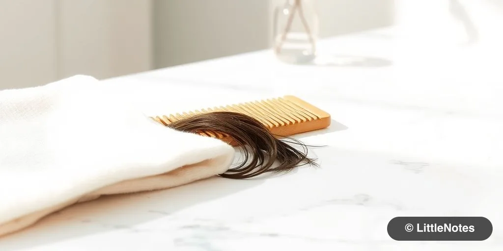 Illustration for Understanding Postpartum Hair Loss