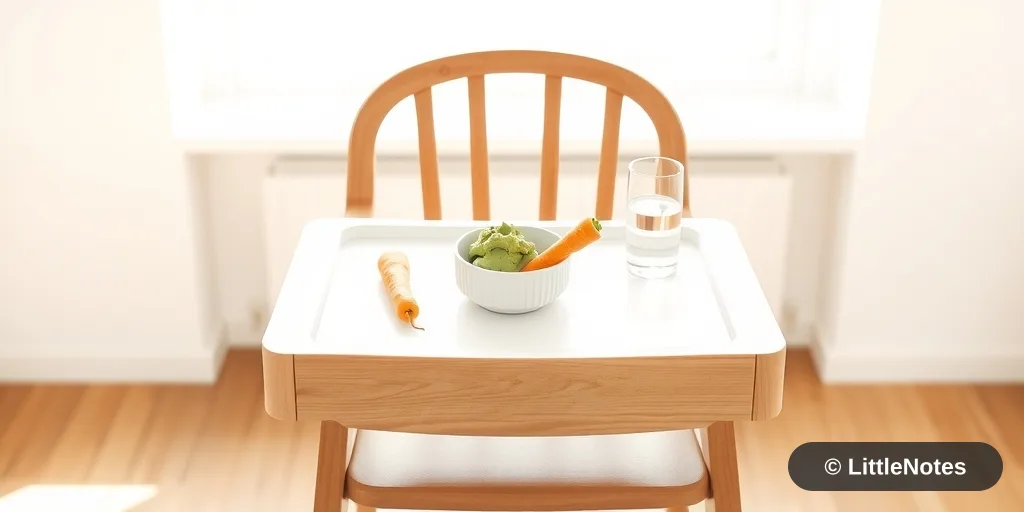 Illustration for Starting Solids: A Gentle Guide to Meal Frequency and Routine