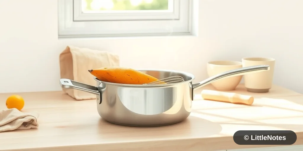 Illustration for Choosing Safe, Long-Lasting Cookware for Your Baby’s Food