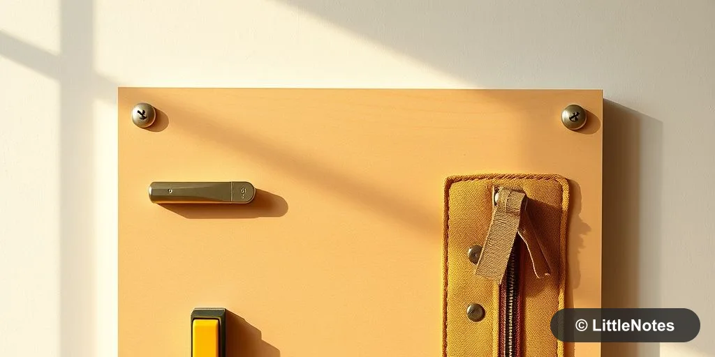 Ideas for a DIY busy wall for toddlers