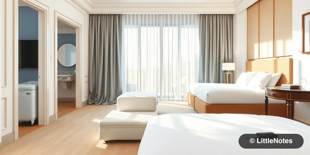 Book convenient hotel room layouts