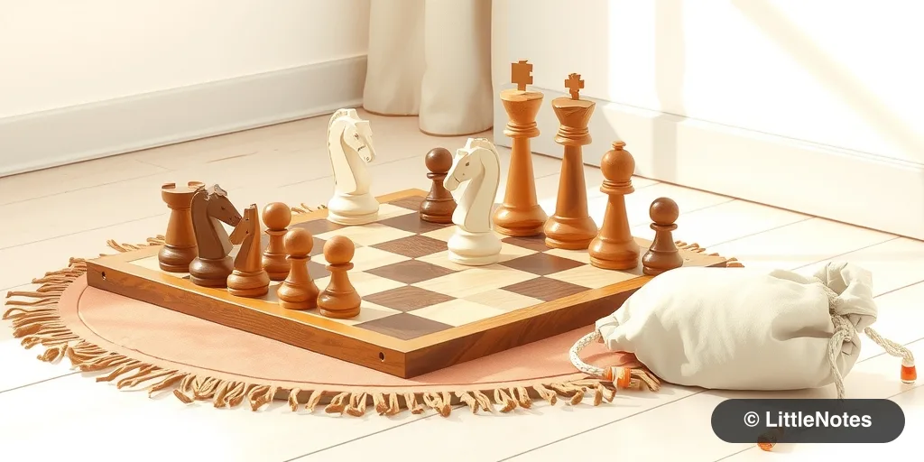 Illustration for Introducing Your Toddler to Chess: Is It Too Soon?