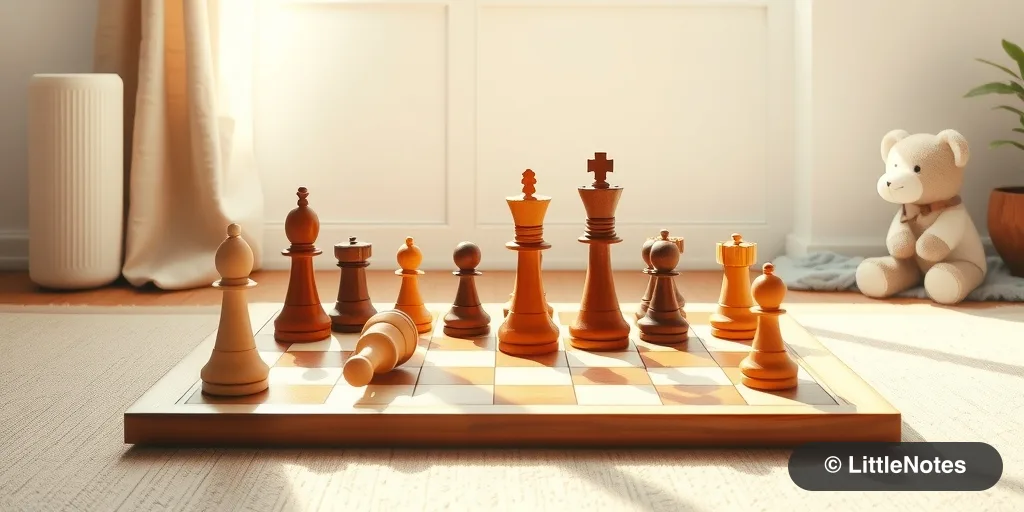 Illustration for Introducing Your Toddler to Chess: Is It Too Soon?