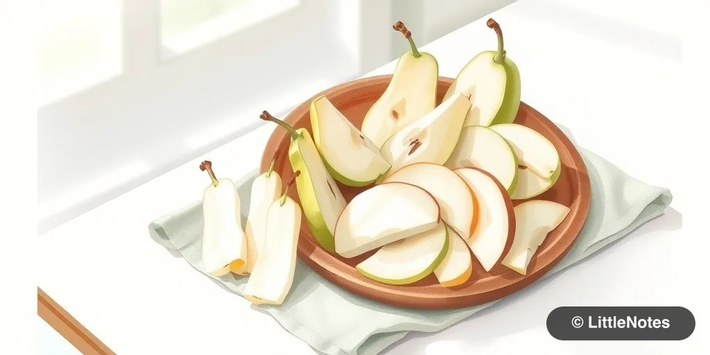 Safe ways to serve apples and pears