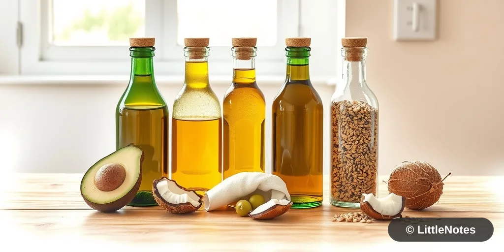 Use varied healthy fats for cooking