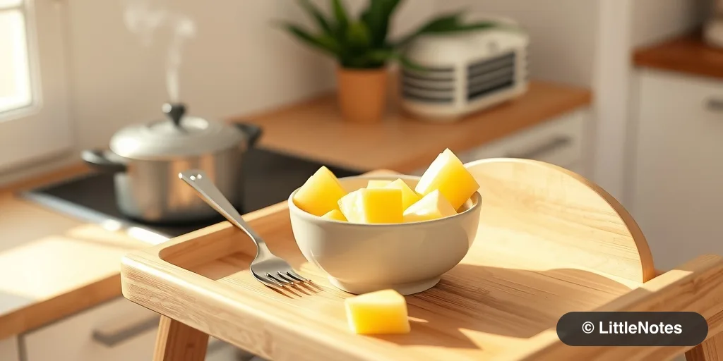 Serving Pineapple to Babies