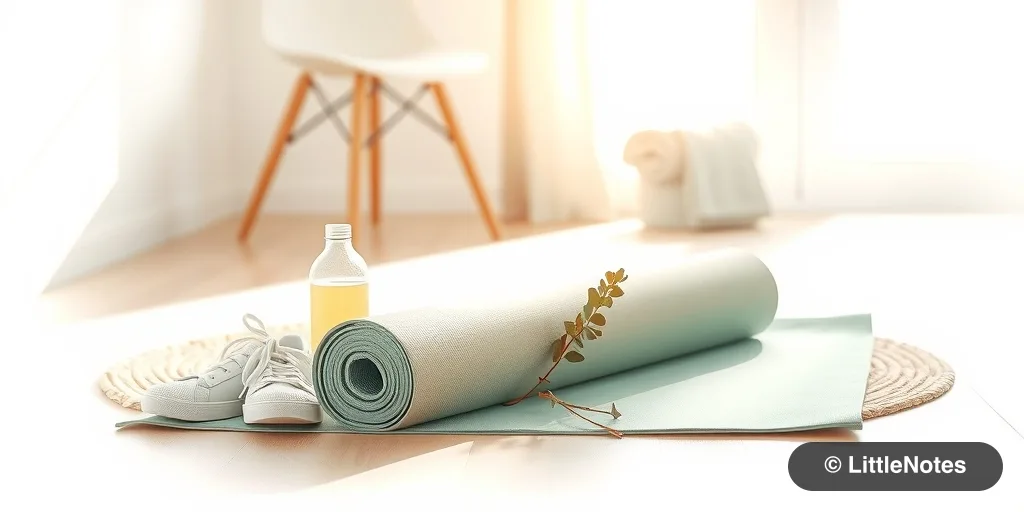 Illustration for Finding Your Flow: Postpartum Fitness After Baby