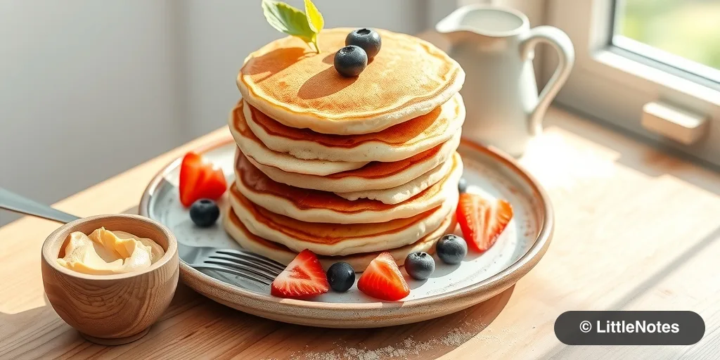 Illustration for Healthy Homemade Banana Pancakes: A Simple, Nutrient-Packed Breakfast