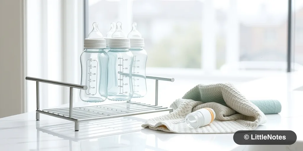 Illustration for Tips for Drying Baby Bottles During Rainy Season