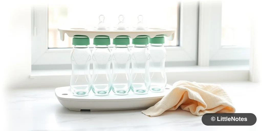 Illustration for Tips for Drying Baby Bottles During Rainy Season