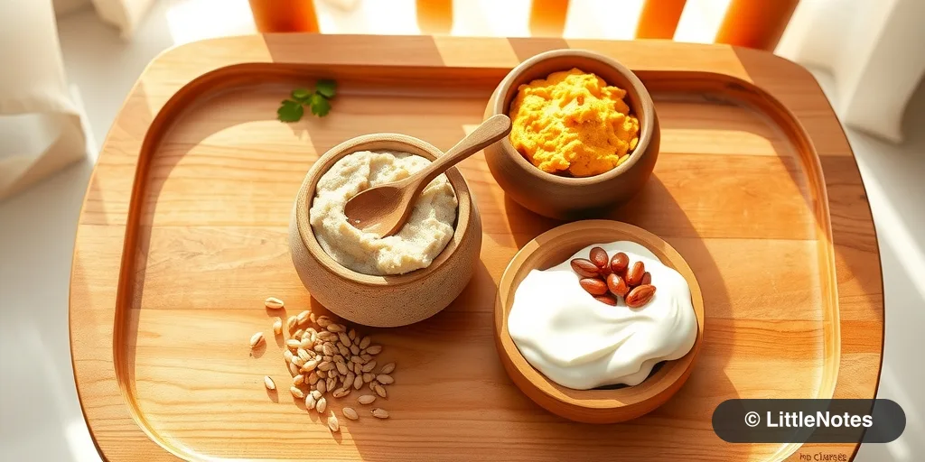 Illustration for Starting Solids: A Guide to Iron & Variety