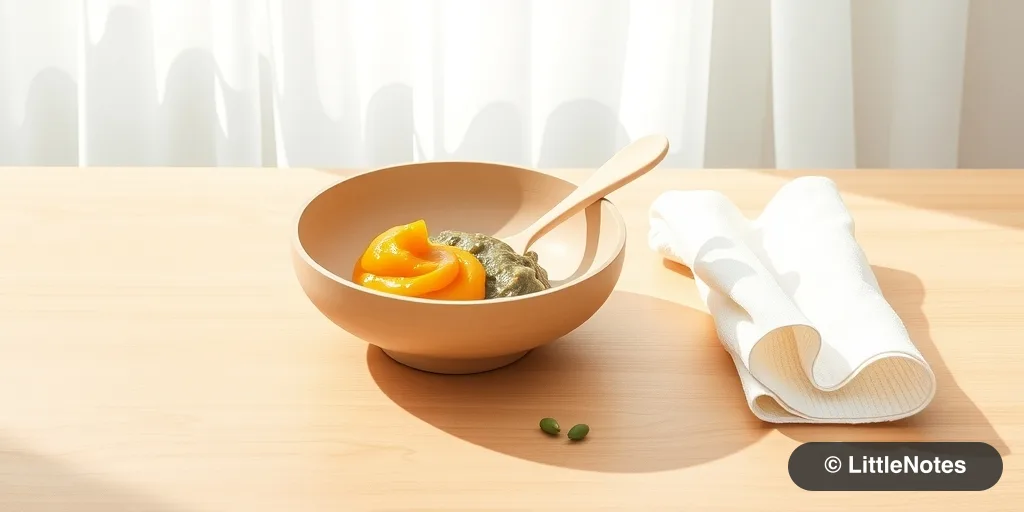 Illustration for Starting Solids: A Guide to Iron & Variety