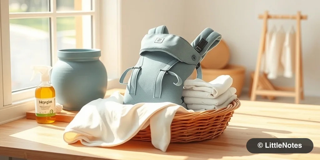 Sanitize baby gear before first use