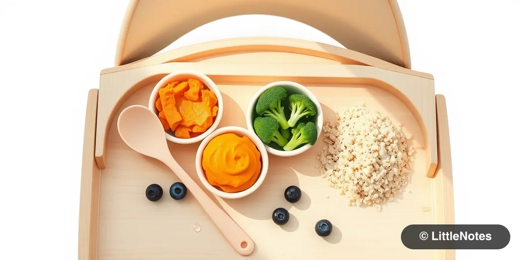 Illustration for Navigating the 'How Much': A Guide to Portion Control for Babies