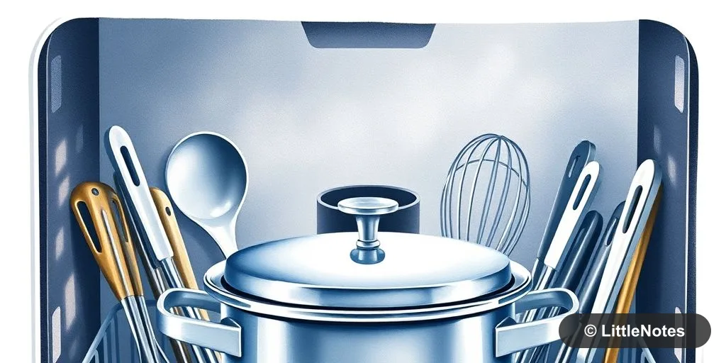 Clean stainless steel using your dishwasher