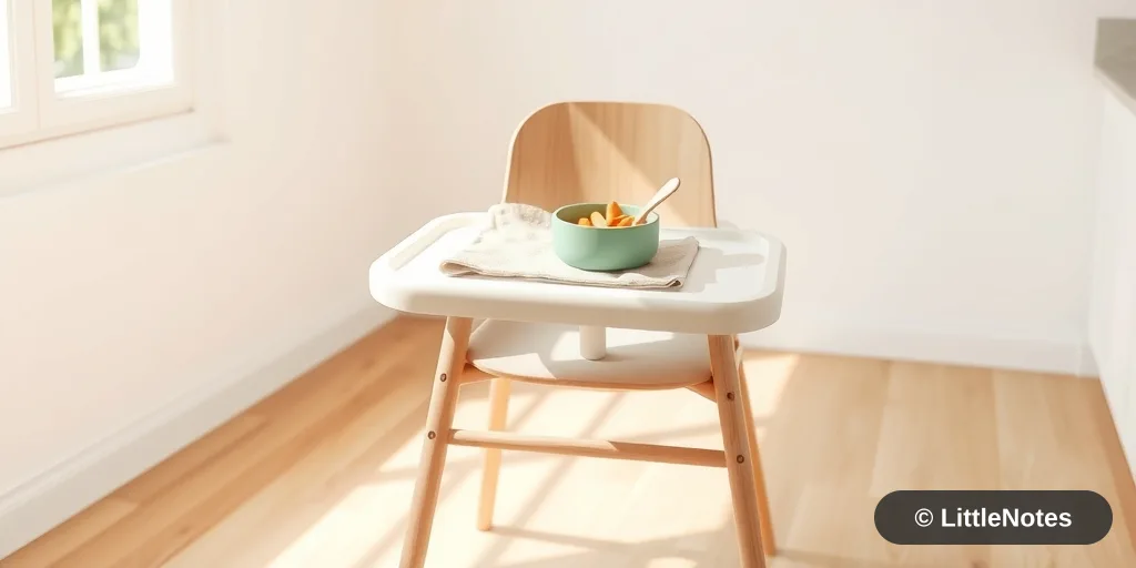 Use high chairs for meals