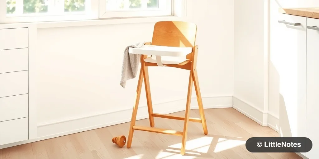 Illustration for Choosing the Perfect High Chair: Comfort, Safety, and Cleanup