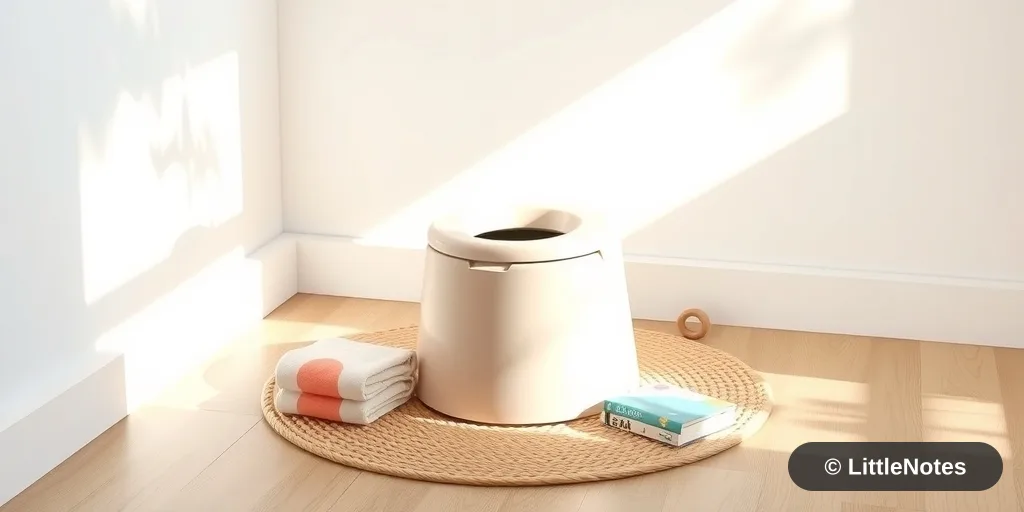 Illustration for Supporting Toddlers Through the 'Potty Regress' Phase