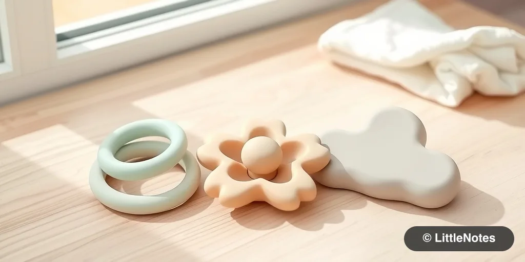 Choose lightweight teethers for infants