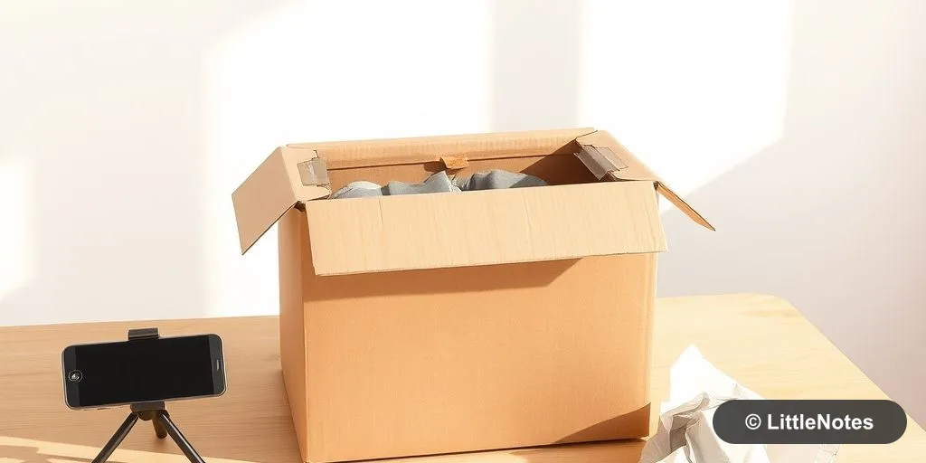 Record parcel opening for return claims