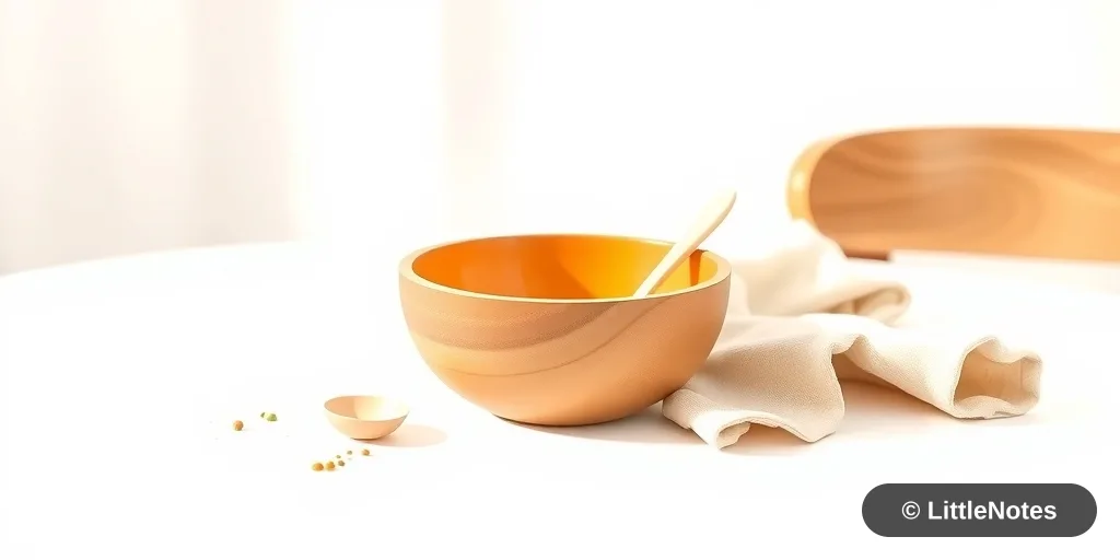 Illustration for Starting Solids: A Gentle Guide to Your Baby’s First Bites