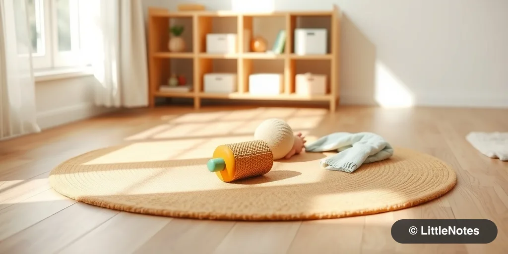 Encourage tummy time for digestion