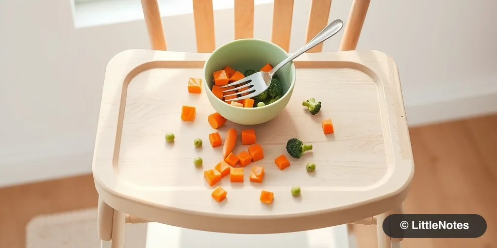 Illustration for The Mealtime Mess: Navigating the Toddler 'Throwing' Phase