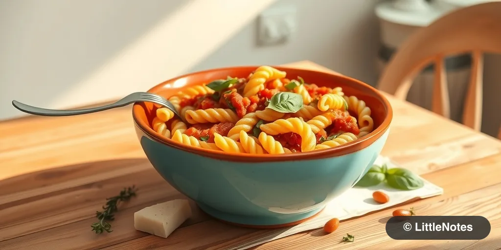 Illustration for Healthy Homemade Pasta Recipes for Your Baby