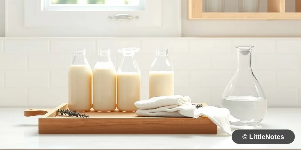 Illustration for Building a Breastmilk Stash: Tips for Working Moms