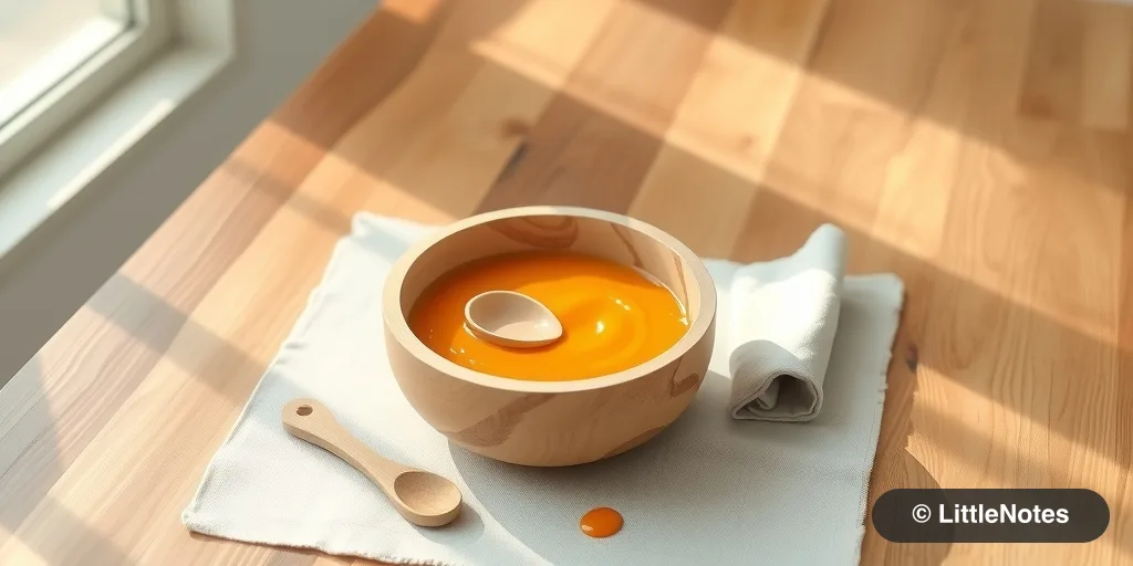 Illustration for Starting Solids: Tips for a Smooth Transition