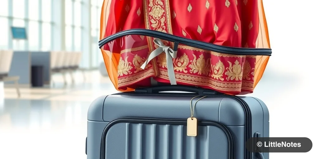 Can I carry a heavy lehenga bag in cabin luggage while flying?