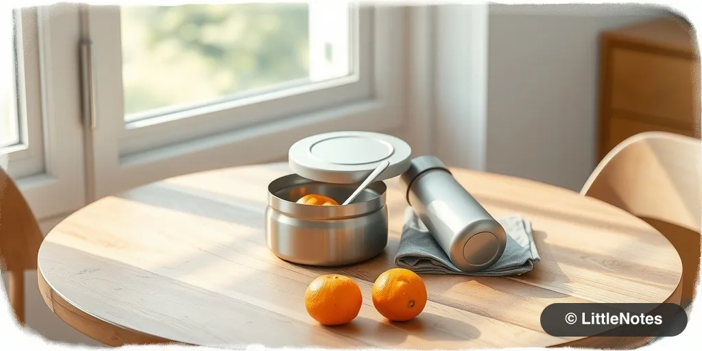 Warm food on the go with hot water