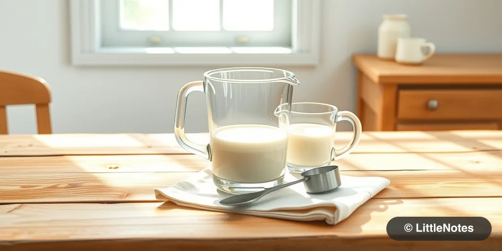 Illustration for Making the Move: A Gentle Guide to Transitioning to Cow’s Milk After One Year