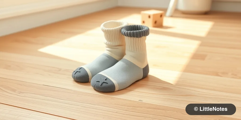 Use anti-skid socks for toddlers
